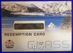 2021-22 Sp Game Used Outdoors Lake Tahoe Glass Redemption Card Lt-su