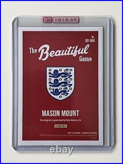 2021-22 donruss the beautiful game auto mason mount redemption card