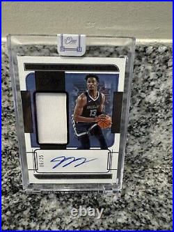 2021 Panini One And One Jaren Jackson Jr. Purple jersey patch auto /35 Game Used