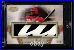 2021 Topps Tier One Limited Lumber Josh Bell Game Used Bat Barrel Jumbo True 1/1