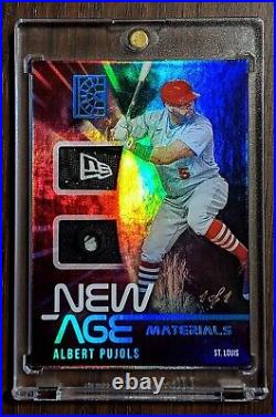 2022 Capstone Albert Pujols Dual Game-Used Cleat Tag Patch #1/1 Cardinals 1 of 1
