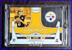 2022 Certified Kenny Pickett Auto NFL Shield Nike Logo Patch RPA RC #/3 Steelers