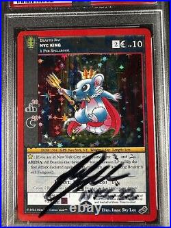 2022 Metazoo NYC Rat King Promo Times Square PSA 10 Gem Mint Signed By Isaac