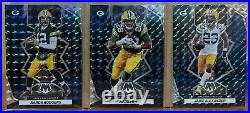 2022 Panini Mosaic Football Green Bay Packers 22 Card Lot Genesis / Sparkle