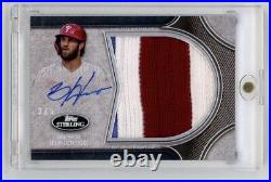 2022 Topps Sterling Bryce Harper Jumbo Game Used Patch Auto Jersey # 3/5 Rare