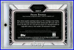 2022 Topps Sterling Seasons Frank Thomas Game Used Patch Auto On Card Auto 5/5