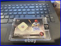 2022 Yaadier Molina Topps Now Autograph/mlb Cert. Game Used Base- /99 Sp