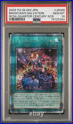 2023 PSA 10 Yugioh Magician's Salvation RC04-JP069 Quarter Century Secret Rare