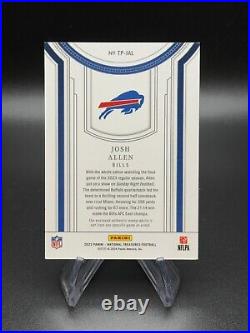 2023 Panini National Treasures Josh Allen Treasured Patches 01/49 SUPER RARE SSP