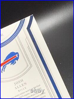 2023 Panini National Treasures Josh Allen Treasured Patches 01/49 SUPER RARE SSP