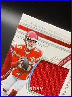 2023 Panini National Treasures Patrick Mahomes II Treasured Patches #05/25 RARE