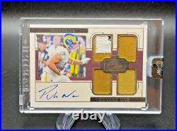 2023 Panini One Puka Nacua Square One Rookie Quad Patch On-Card Autograph /99 RC