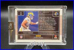 2023 Panini One Puka Nacua Square One Rookie Quad Patch On-Card Autograph /99 RC