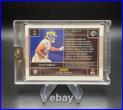 2023 Panini One Puka Nacua Square One Rookie Quad Patch On-Card Autograph /99 RC