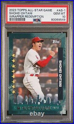 2023 Topps All Star Game Exclusive Wrapper REDEMPTION Shohei Ohtani AS-1 PSA10