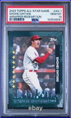 2023 Topps All Star Game Exclusive Wrapper Redemption Shohei Ohtani AS-1 PSA 10