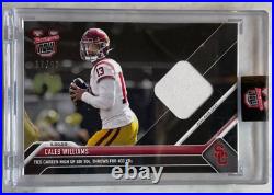 2023 Topps Bowman Now Caleb Williams Game Used Shirt Relic Card- #17/99 SP
