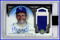 2023 Topps Dynasty Data George Brett Game Used Prime Patch On Card Auto /10 HOF