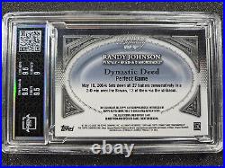 2023 Topps Dynasty Randy Johnson Game Used Jumbo Patch #/5 ARENA 9.5/AUTO-10