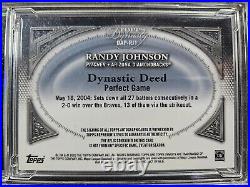 2023 Topps Dynasty Randy Johnson Game Used Jumbo Patch #/5 ARENA 9.5/AUTO-10