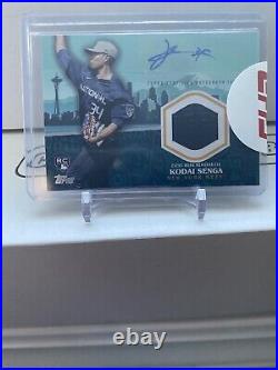 2023 Topps Update Kodai Senga All-Star Stitches Auto /25 Sealed Redemption Mets