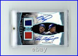 2024 Leaf Bench Carter Piazza Rodriguez Quad Game Used Patch Auto Teal 1/3 HOF