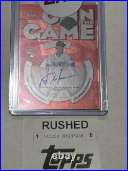 2024 Topps Archives Yoshinobu Yamamoto 2006 Own The Game Auto Variation Red /10