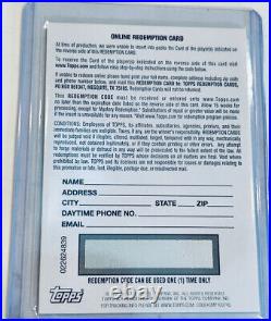 2024 Topps Rookie Cap Patch Auto Side Logo Independance Day Marco Luciano 1/1