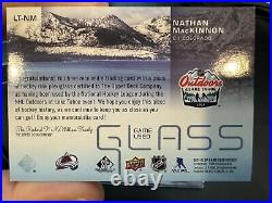 21/22 SPGU Nathan MacKinnon Game Used Glass Tahoe Games 3/25 RARE Redemption