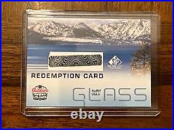 21-22 Sp Game Used Redemption Lake Tahoe Glass