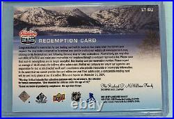21/22 UD SP GU Game Used Lake Tahoe Glass Redemption Card Outdoors LT-SU