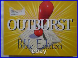 3 Games Bible Pictionary Redemption trading card Outburst Bible sealed or used