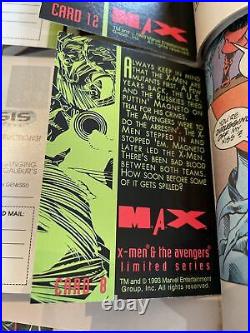 3 Intact 1993 Hunt for Magneto Contest X-Men Sega Genesis Redemption Card 7 8 12