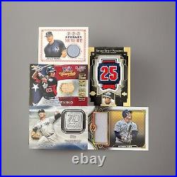 (59x) New York Yankees Auto Jersey Relic Patch #'d Lot with Rizzo Game Worn /49