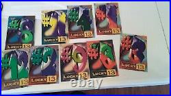 9 DIF 1996-97 LUCKY 13 REDEMPTION CARDS WithALLEN IVERSON NICE FLEER