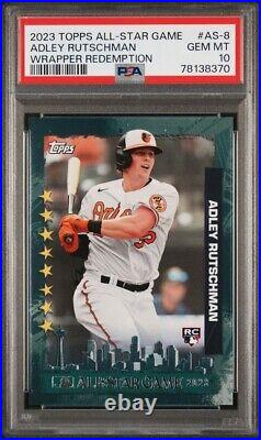 ADLEY RUTSCHMAN 2023 Topps Wrapper Redemption All Star Exclusive SP AS-8 PSA 10