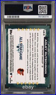 ADLEY RUTSCHMAN 2023 Topps Wrapper Redemption All Star Exclusive SP AS-8 PSA 10