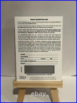 Aaron Judge 2022 Topps Chrome Update All-Star Game Auto Redemption