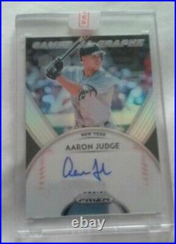 Aaron Judge Auto 2019 Panini Encased Game ball Graphs Redemption Mint Compare