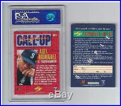 Alex Rodriguez 1994 Score Traded Redemption #HC1 Rookie Card PSA MINT 9 & SAMPLE