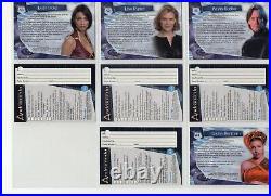 Andromeda Season 1 Complete Master Trading Cards Set & Binder & Redemption Cards