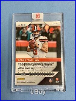 Baker Mayfield 2018 Panini Prizm Rookie Autograph Neon Green Pulsar Ssp Browns