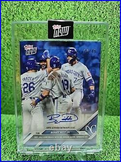 Bobby Witt Jr. 2024 MLB TOPPS NOW 26/49 On Card Auto GAME-WINNING GS #492B