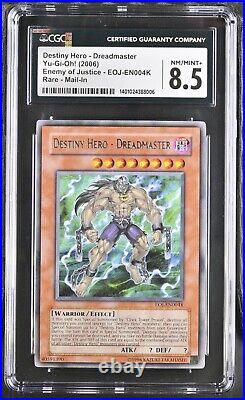 CGC 8.5 Yu-Gi-Oh! Destiny Hero Dreadmaster EOJ-EN004K Redemption (STOCK PHOTO)