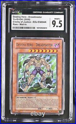 CGC 9.5 Yu-Gi-Oh! Destiny Hero Dreadmaster EOJ-EN004K Redemption (STOCK PHOTO)