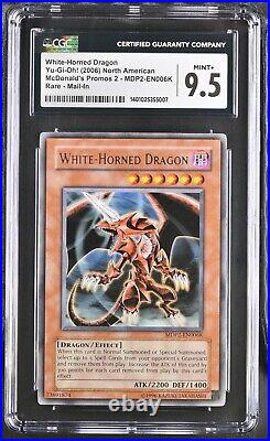 CGC 9.5 Yu-Gi-Oh! White-Horned Dragon MDP2-EN006K Redemption (STOCK PHOTO)