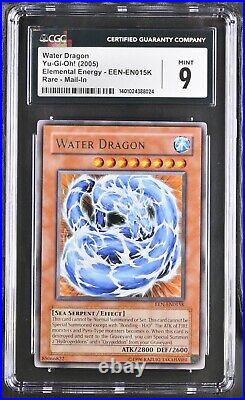 CGC 9 Yu-Gi-Oh! Water Dragon EEN-EN015K Redemption Mail-In (STOCK PHOTO)