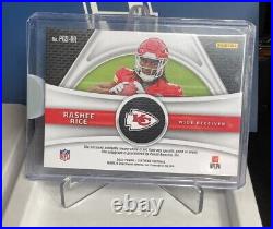 CHIEFS #/10 Gold Rashee Rice #PGS-RR 2023 Panini? 3 COLOR PATCH Piece Of Game