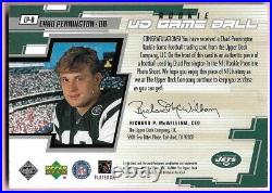 Chad Pennington 2000 Upper Deck e-Card Game Ball 161/300 PRIZE REDEMPTION RARE