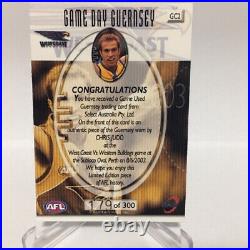 Chris Judd 2003 XL Ultra Afl Game Day Guernsey + Redemption Gc2,179/300